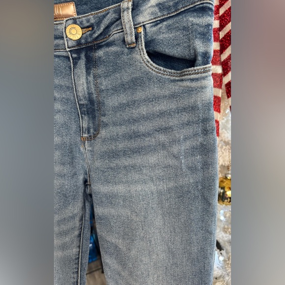 Kut From The Kloth Reese Blue Ankle Straight Leg Size 2 - Picture 3 of 9